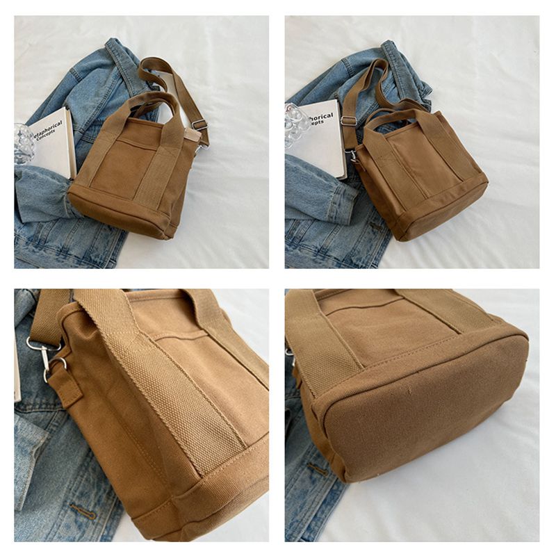 Portable Multi-Layer Canvas Tote