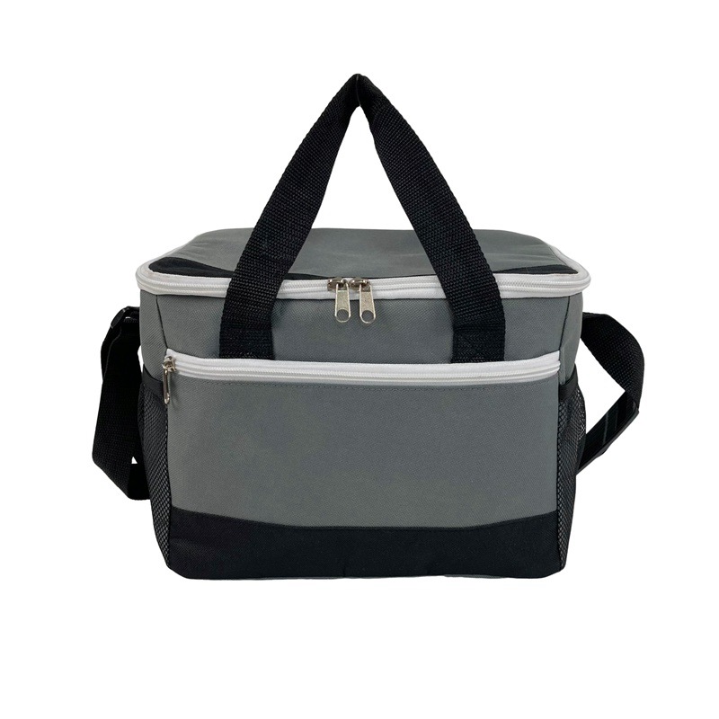 Branded Shopping Cooler Bag with Top Zipper